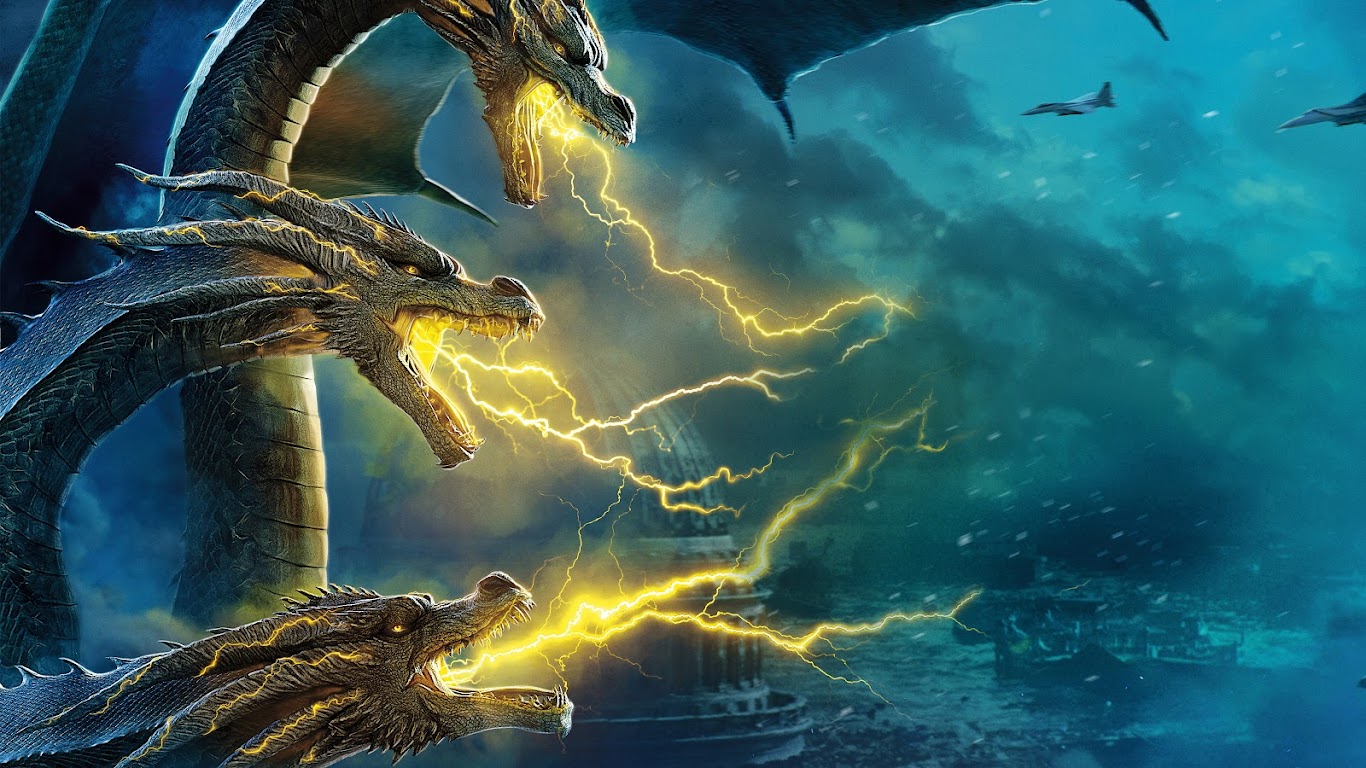 King Ghidorah, Godzilla: King of the Monsters, 8K, #29