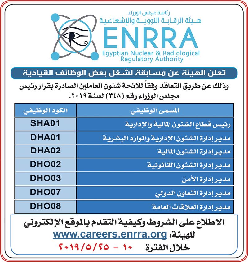 وظائف اهرام الجمعة اليوم 10 مايو 2019 اعلانات مبوبة