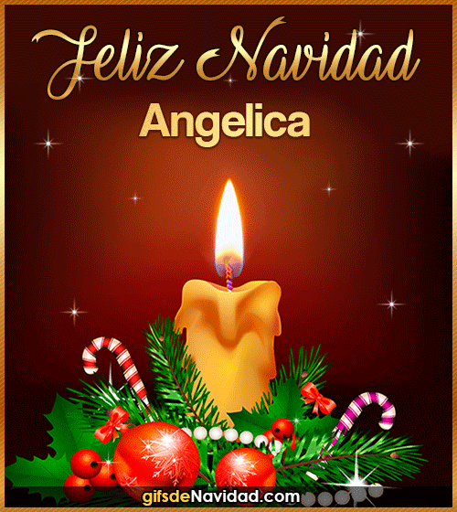 Feliz Navidad Angelica 