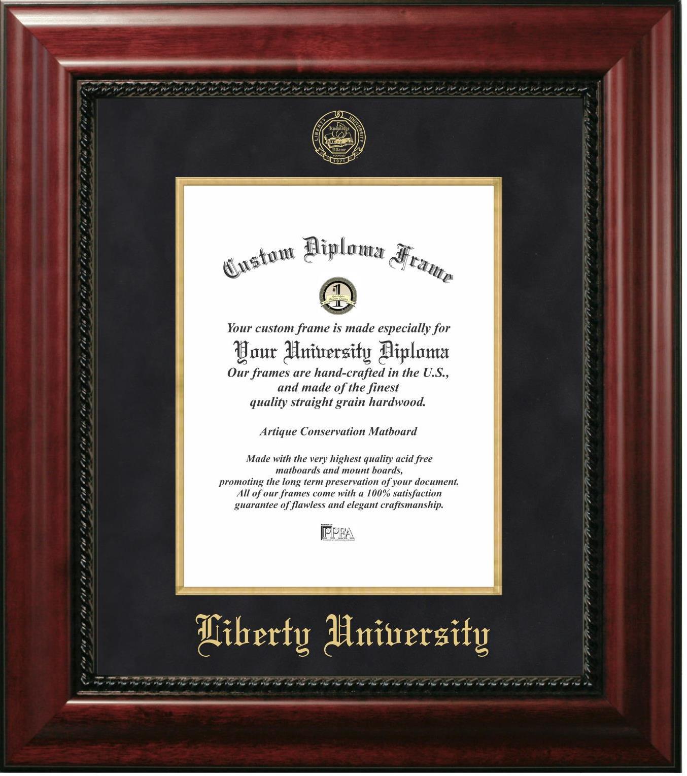 Liberty University Diploma Frame Table Frame