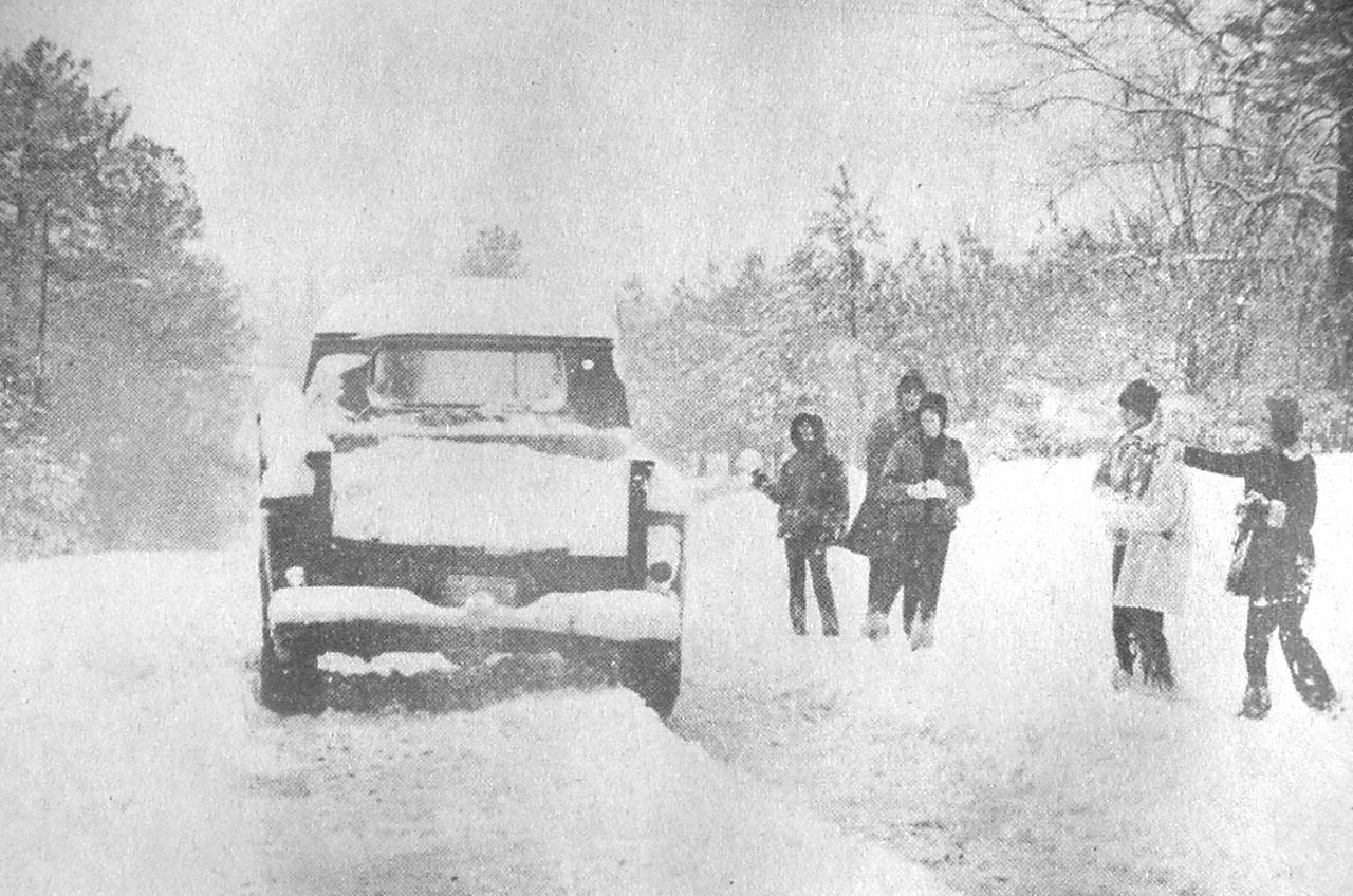 IMAGES OF OUR PAST FEBRUARY 10, 1973. THE GREATEST SNOWFALL IN