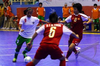 antarafoto FutsalPutri181111 2