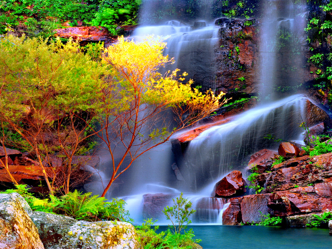 cool waterfall backgrounds