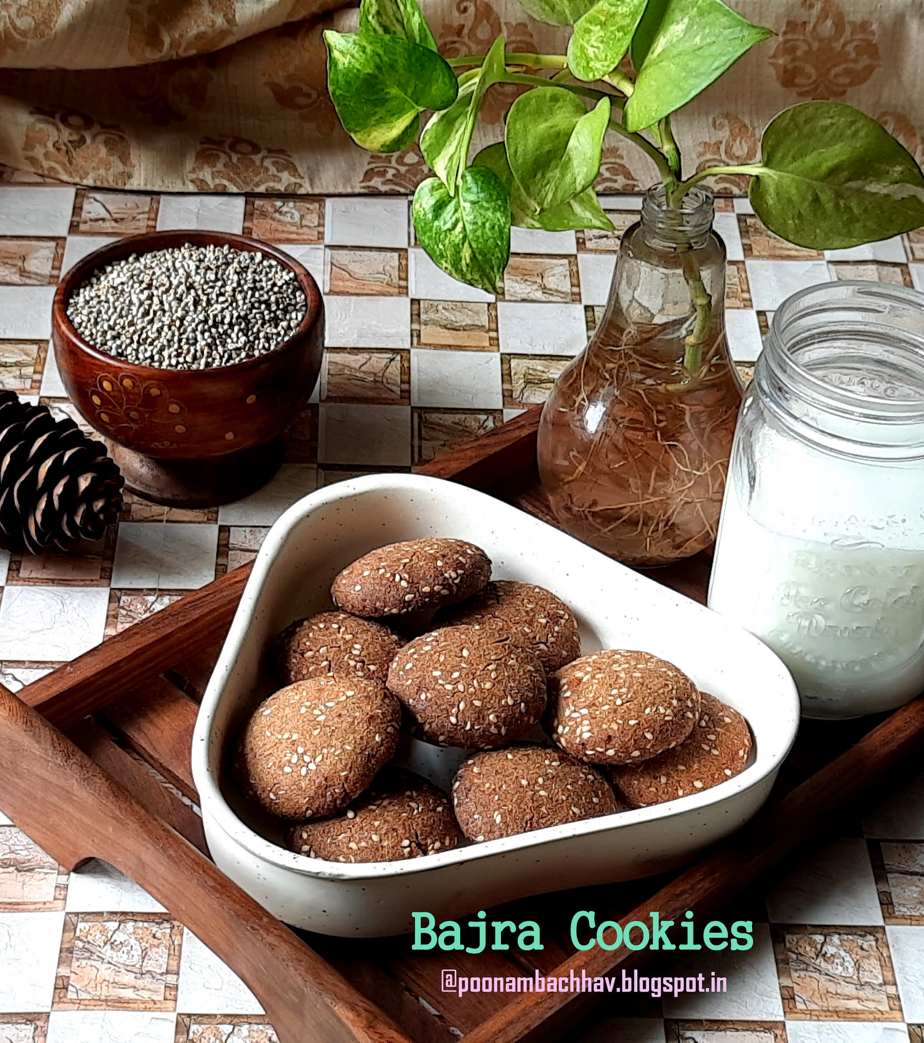 Annapurna Bajra Cookies / Pearl Millet Cookies