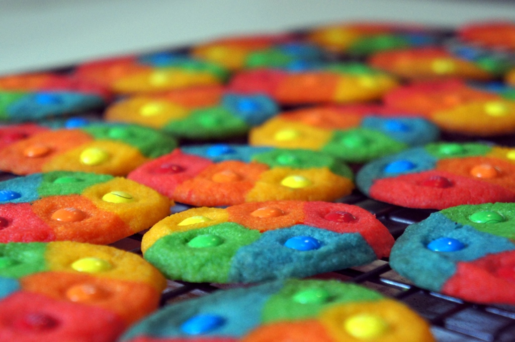 MiNa&rsquo;s Food Adventures: Rainbow m&m Cookies