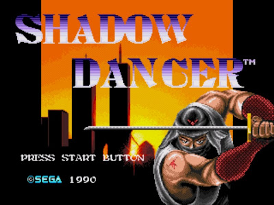 Shadow Dancer title screen
