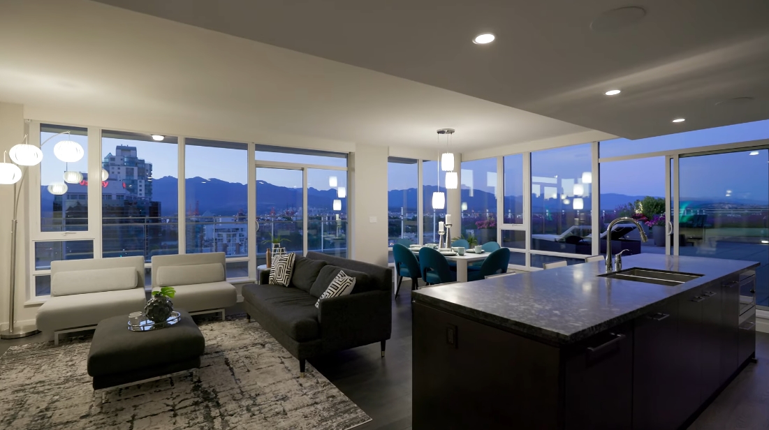 27 Interior Design Photos vs. 2107 Quebec St, Vancouver Luxury Penthouse Tour