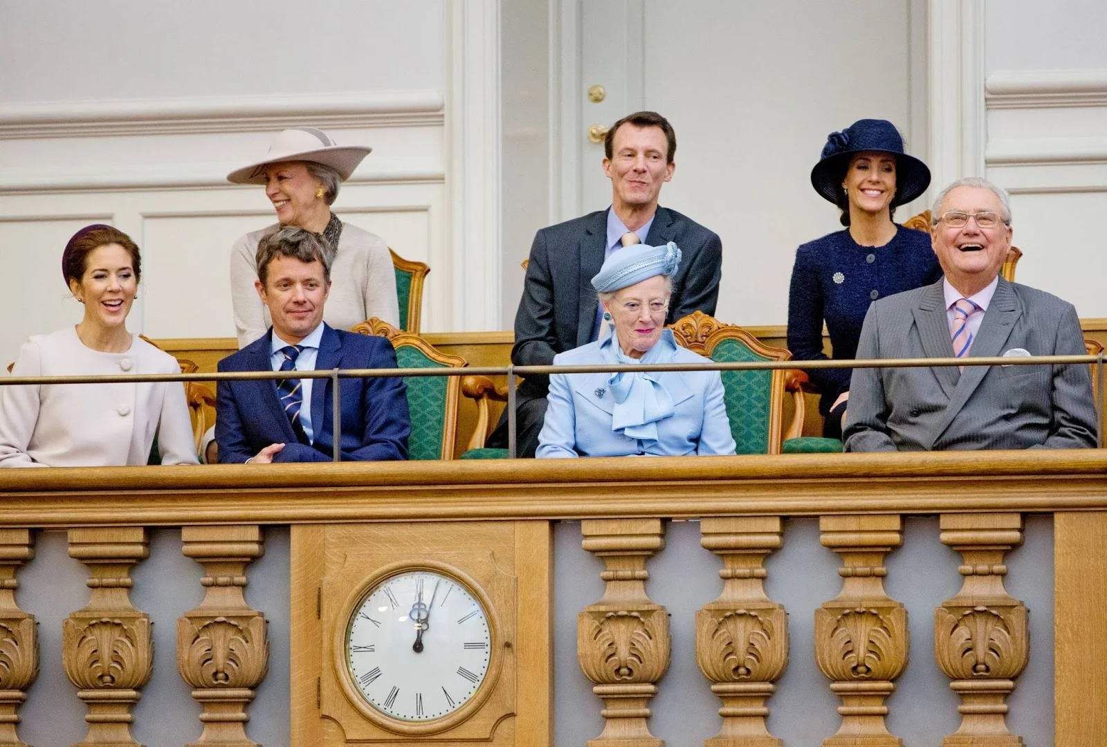 Danish Royal Family attended the opening of the Danish Parliament at Christiansborg Palace