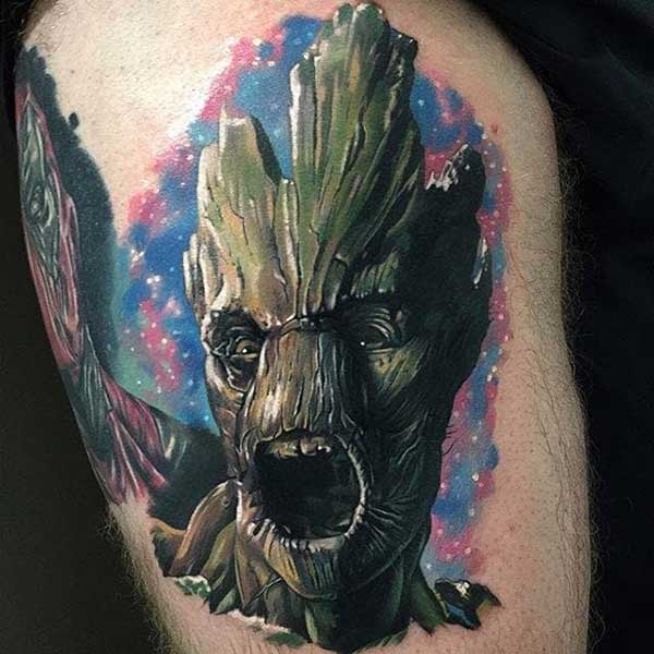 tatuagens do Groot tatuagens do Groot