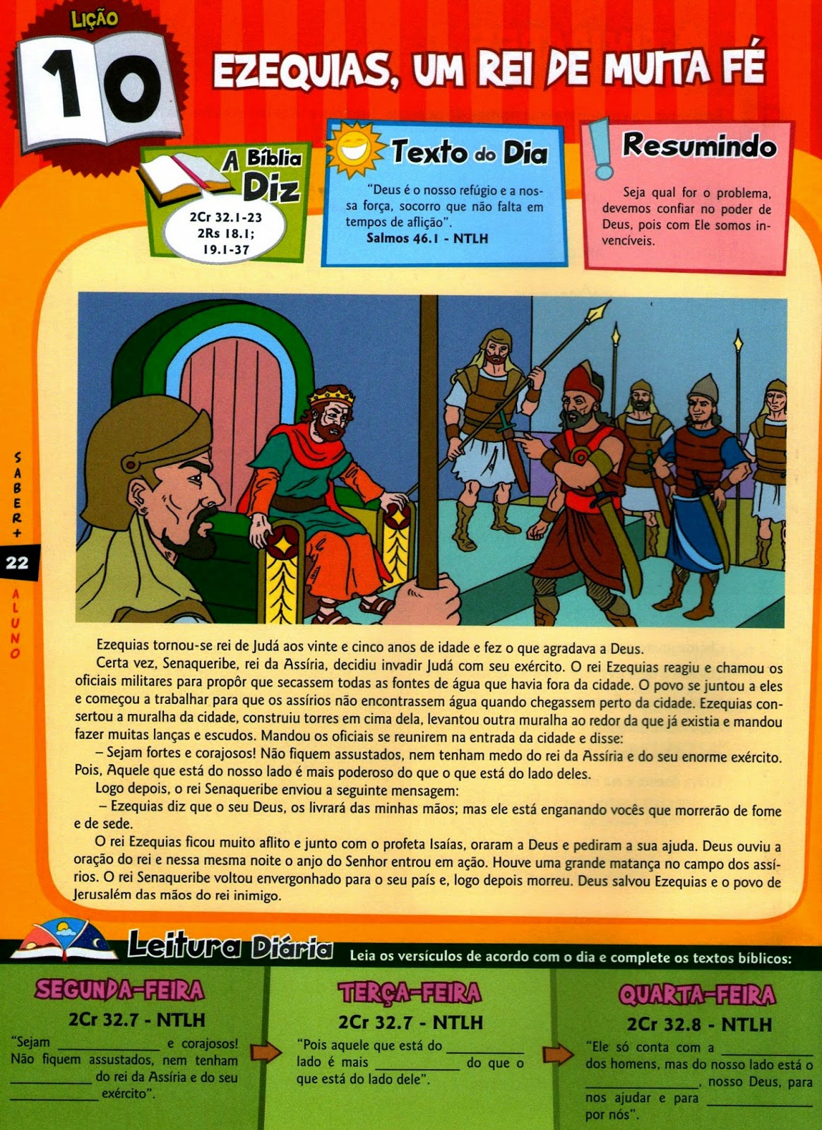 Escola Dominical Infantil Reis de Israel e Judá Ezequias, um rei de muita fé Editora Betel Escola Dominical Infantil Reis de Israel e Judá Ezequias, um rei de muita fé Editora Betel