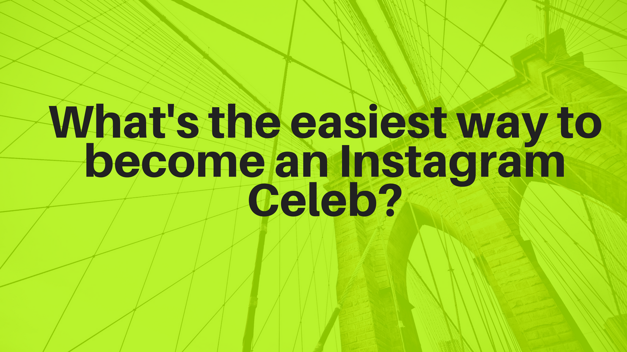 become an Instagram Celeb become an Instagram Celeb