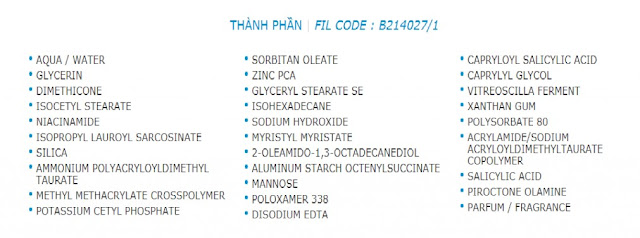 La Roche Posay Duo+ thanh phan 