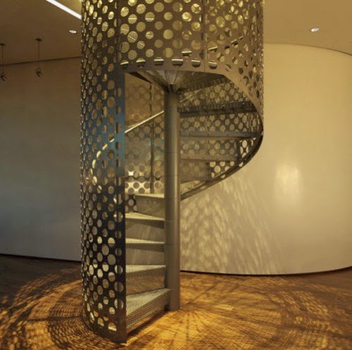 Designs by spiral staircase or spiral metal and wood