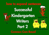Kindergarten Writing Expanding Sentences