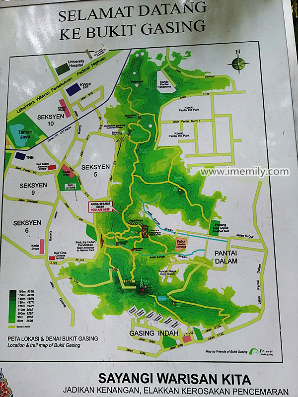 Hiking @ Bukit Gasing, Petaling Jaya (Trail Guide)
