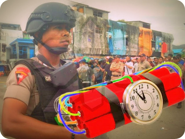 Warga Temukan Bom Pipa di Terminal Pasar Mardika Warga Temukan Bom Pipa di Terminal Pasar Mardika