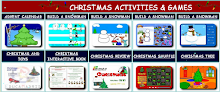 Xmas activities, games, stories and songs