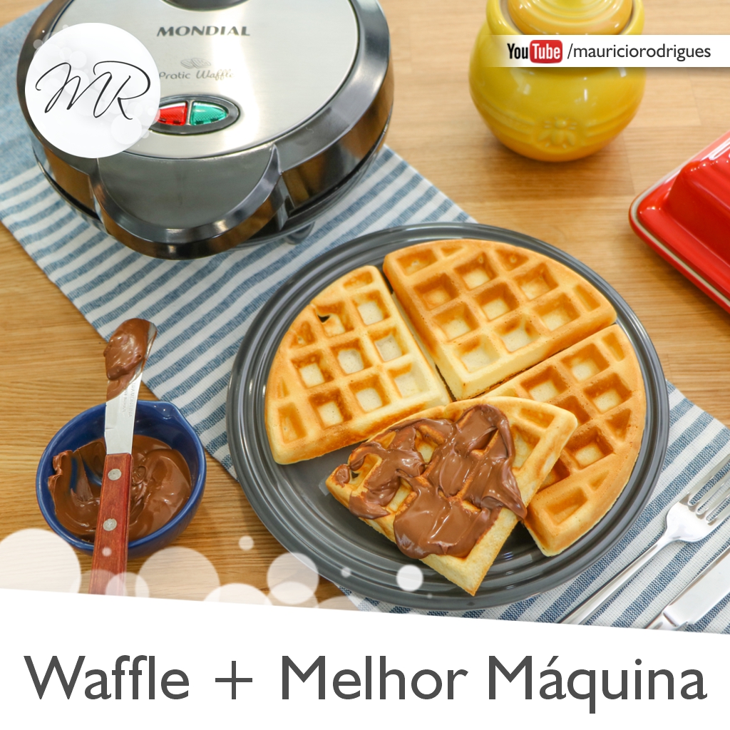 VÍDEO Como Fazer Waffle + Melhor Máquina de Waffle