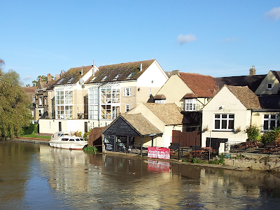 Part of the river front in St Neots