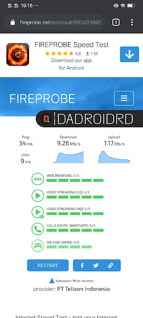 Cara Test Kecepatan Internet di Smartphone Android, Cara mengetahui Kecepatan Internet di Smartphone Android, Cara cek Kecepatan Internet Android, Cara melihat statistik Kecepatan Internet di Android, Cara mengetahui Internet cepat atau lambat, Indikator cepat atau lambatnya internet