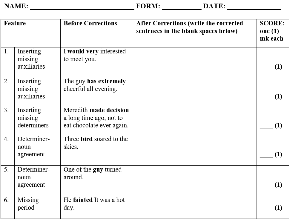 teach7geducationCORNERSTONE MINISTRIES CORRECT MY GRAMMAR