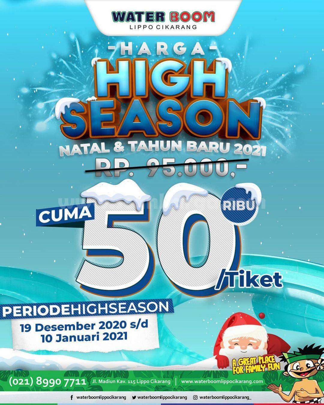 Gambar Mengenai Promo Waterboom Harga High Season Natal & Tahun Baru