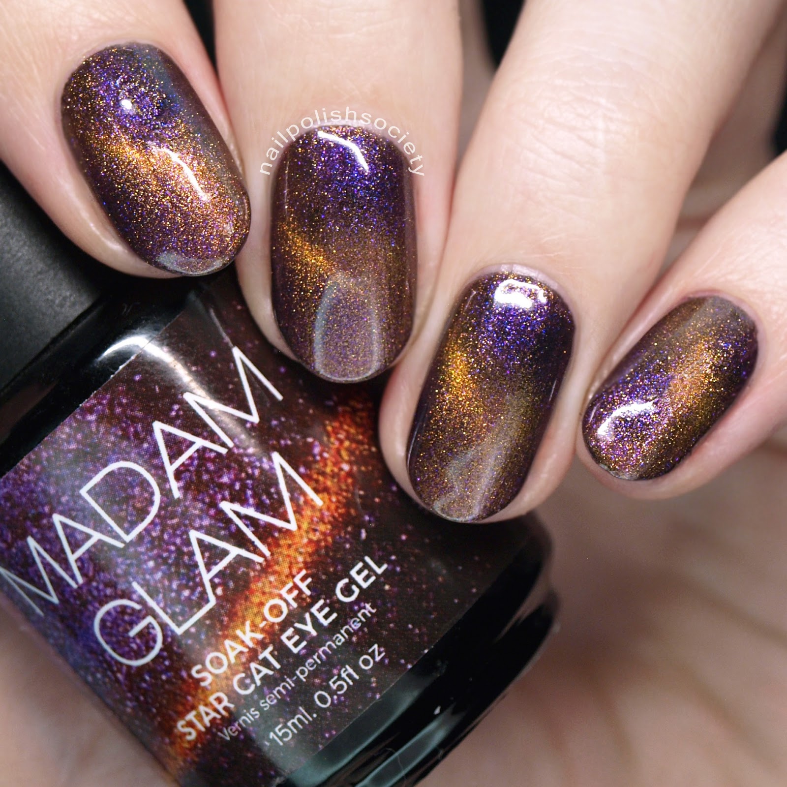 Nail Polish Society Madam Glam Cat Eye Gel Polish + More