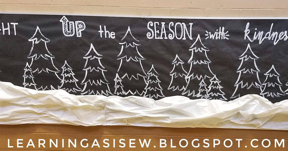 Learning As I Sew...bake, cut, and create Interactive Bulletin Board Light Up the Season with