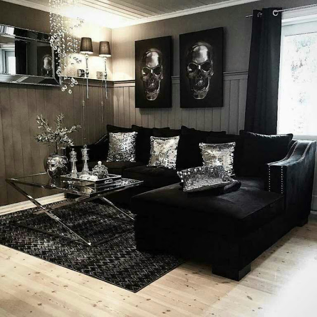 living room decorating ideas with black leather furniture