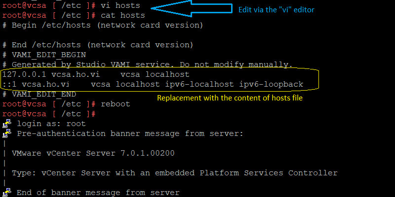 Undercity of Virtualization: VCSA7 : No healthy upstream!