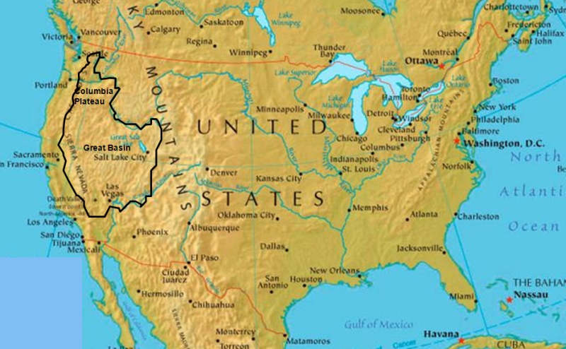 Северное плато карта. Нагорье большой бассейн на карте Северной Америки. Плоскогорье большой бассейн на карте Северной Америки. Плато Колумбия на карте Северной Америки. Равнина большой бассейн на карте Северной Америки.