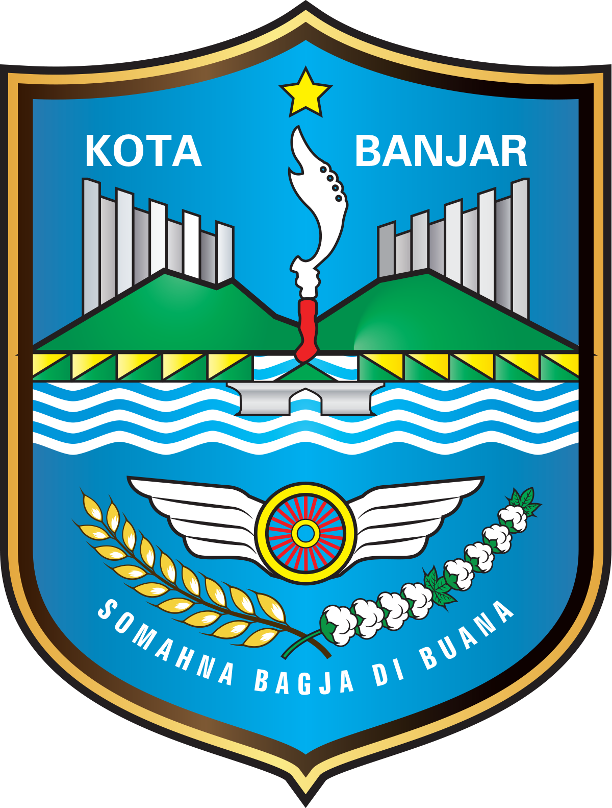  Lambang  Kota Banjar Jawa  Barat  237 Design