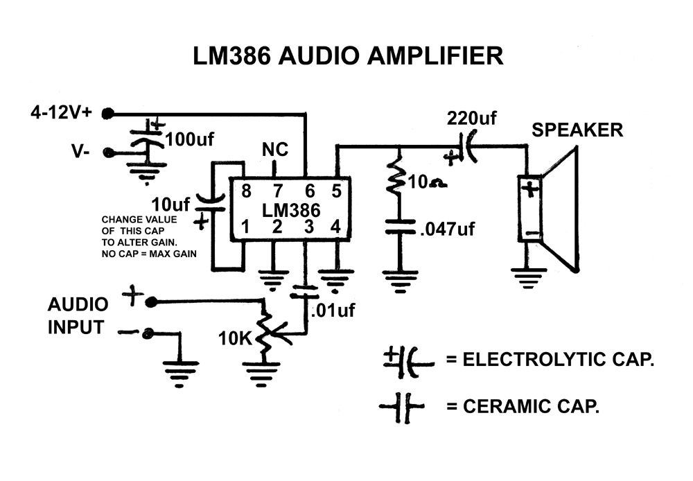 Mini Audio Power Amplifier 3 Volt