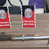 POLÍCIA MILITAR PRENDE SUSPEITO PELO CRIME DE AMEAÇA E APREENDE ARMA DE FOGO EM SÃO JOSÉ DO SABOGI