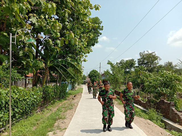Dinas Di Koramil Tidak Menyurutkan Niat Anggota Sukodono Binsik