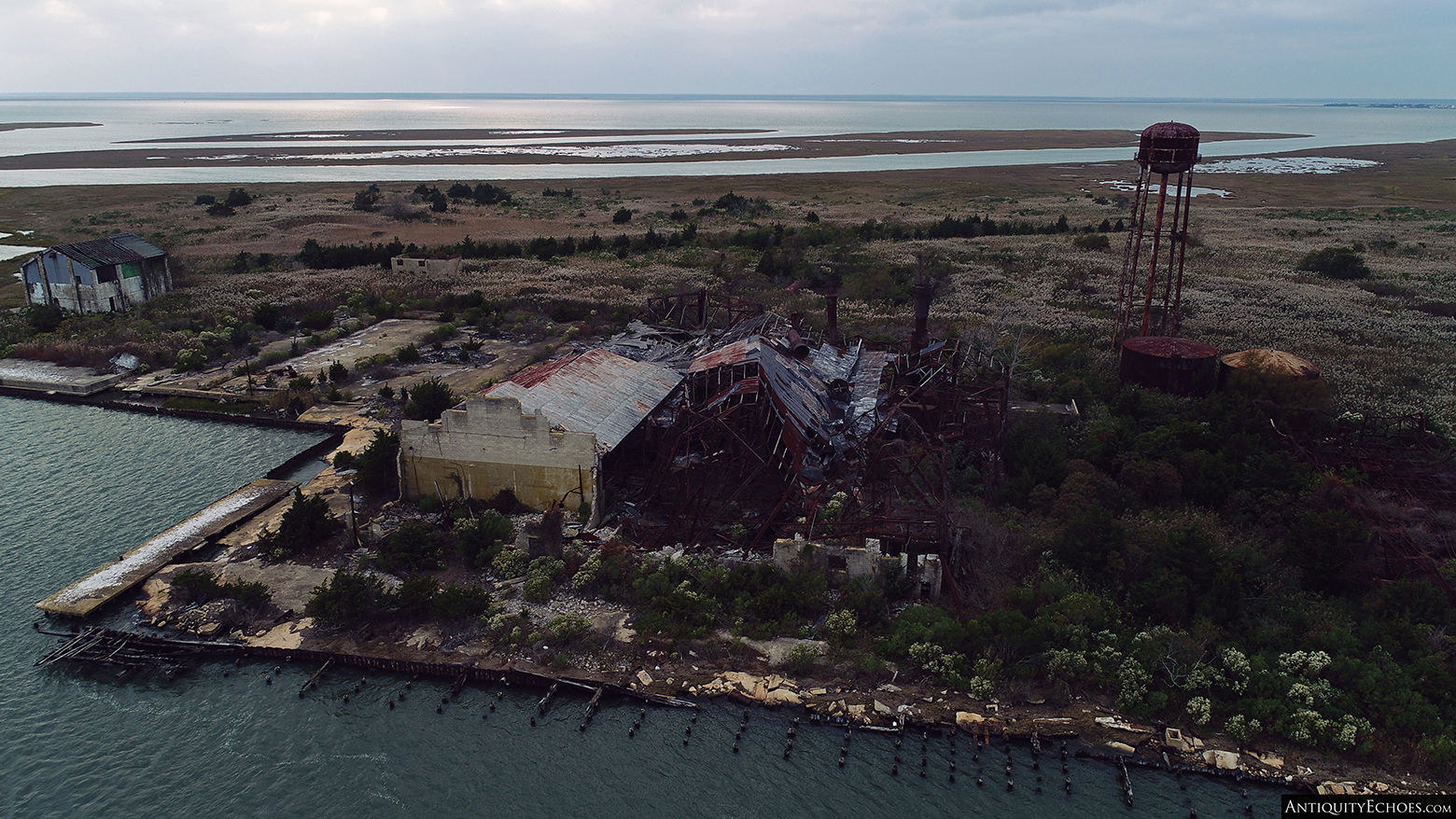 Tuckerton Fish Factory - From Above