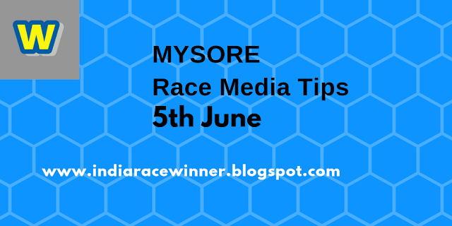 mysore race media tips 5th june, indiarace tips