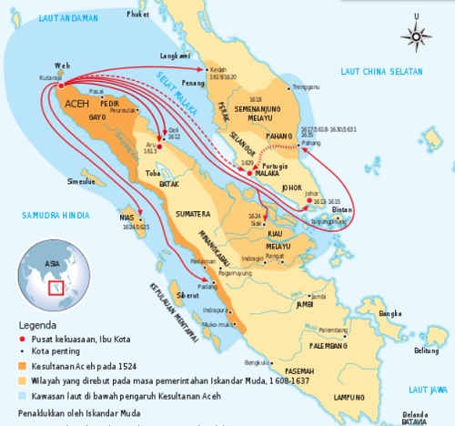 Letak Kerajaan Aceh