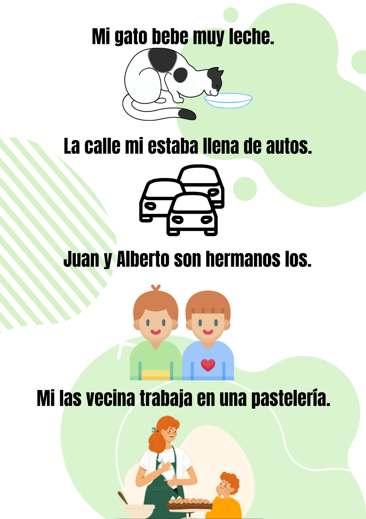 Componentes a nivel morfosintáctico Componentes a nivel morfosintáctico