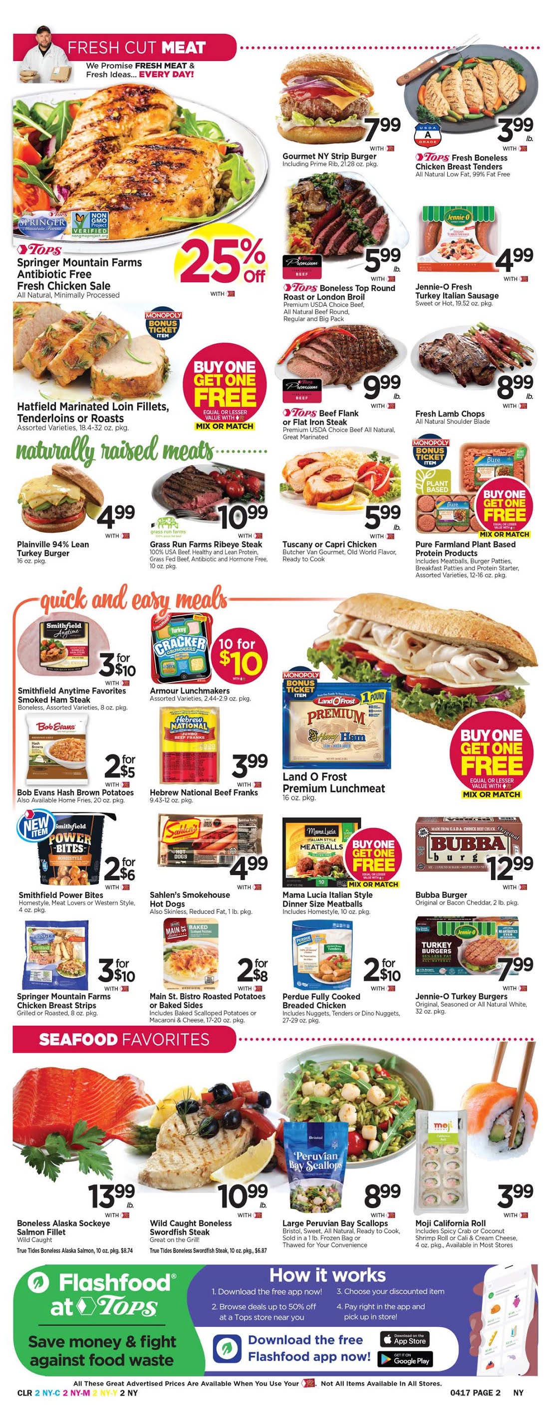 tops food market weekly flyer