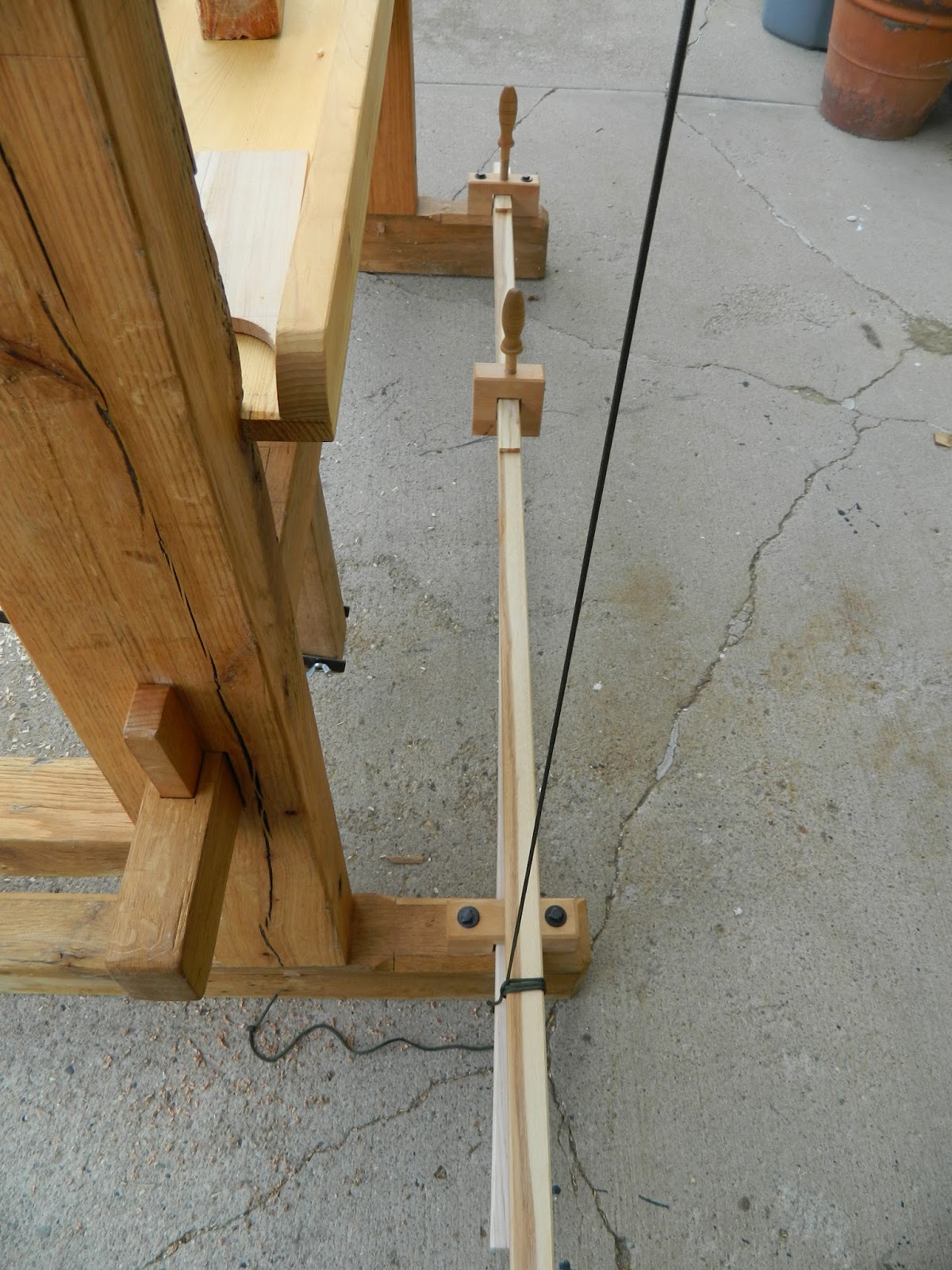 Frontier Carpenter Mini Moravian Spring Pole Lathe