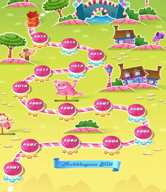 Candy Crush Saga level 8601-8615 Candy Crush Saga level 8601-8615