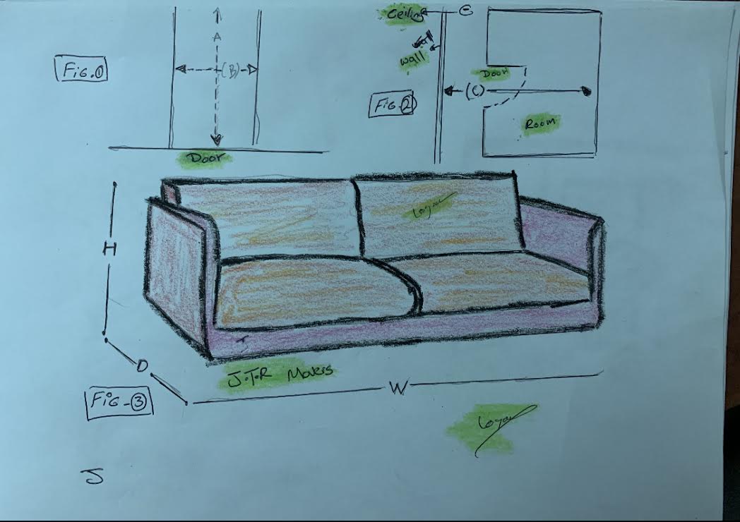 Complete guide to measure your space for sofa ( couch) delivery