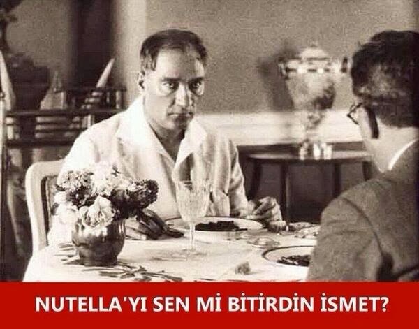 Nutellayı sen mi bitirdin İsmet?