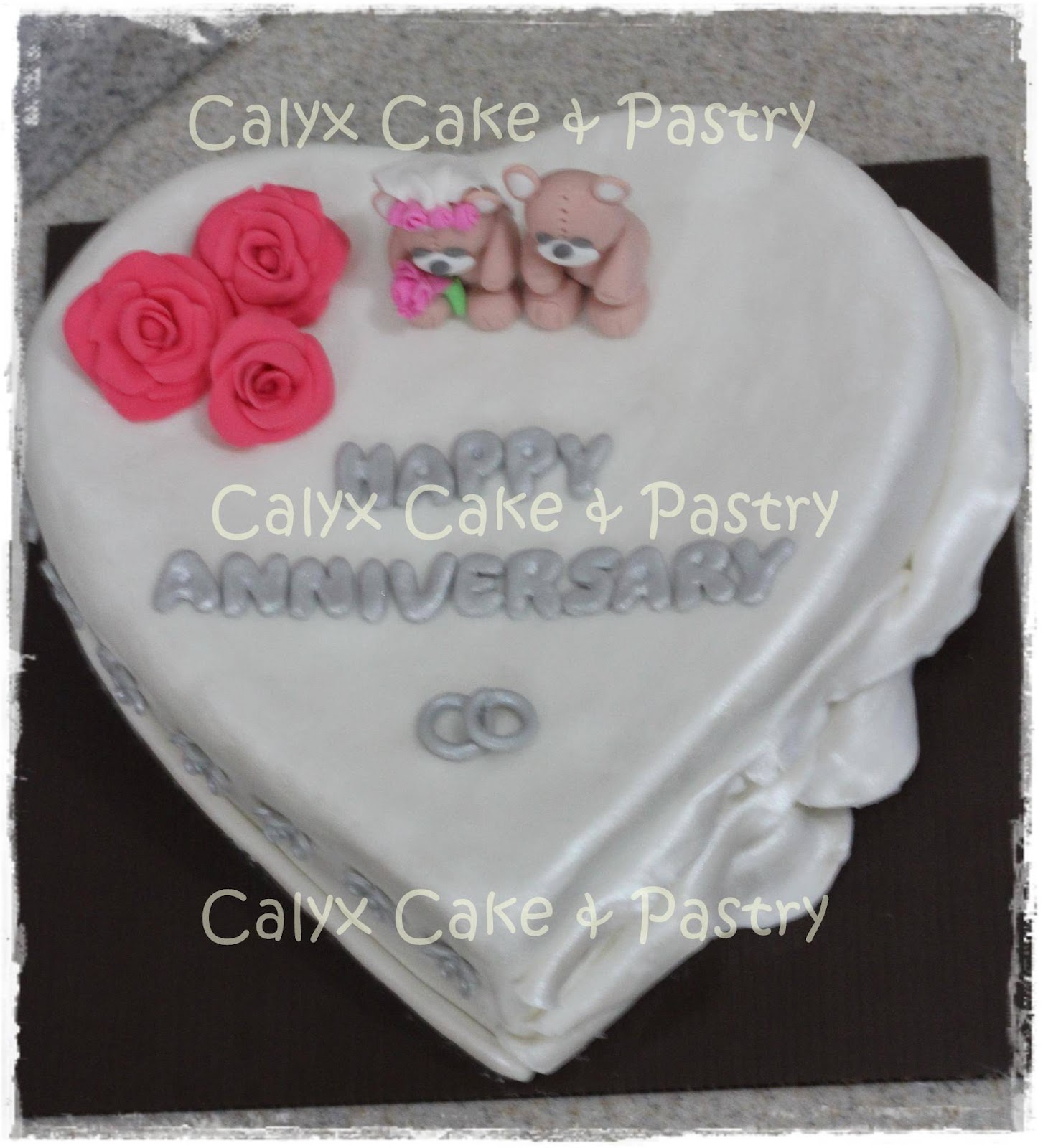 Calyx Cake & Pastry Anniversary Cake