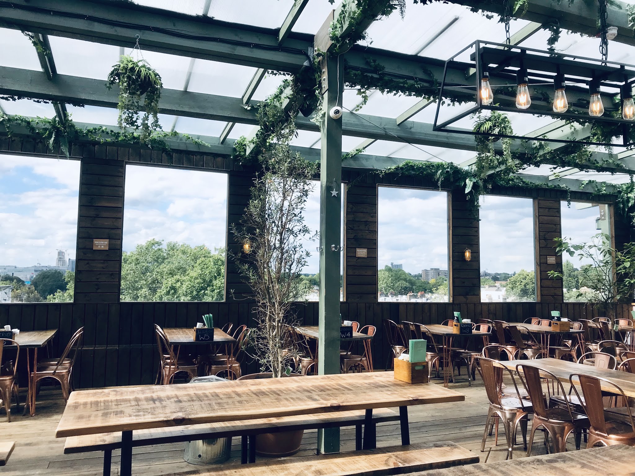 Lily Rose Pergola Olympia London Botanical Rooftop Bar