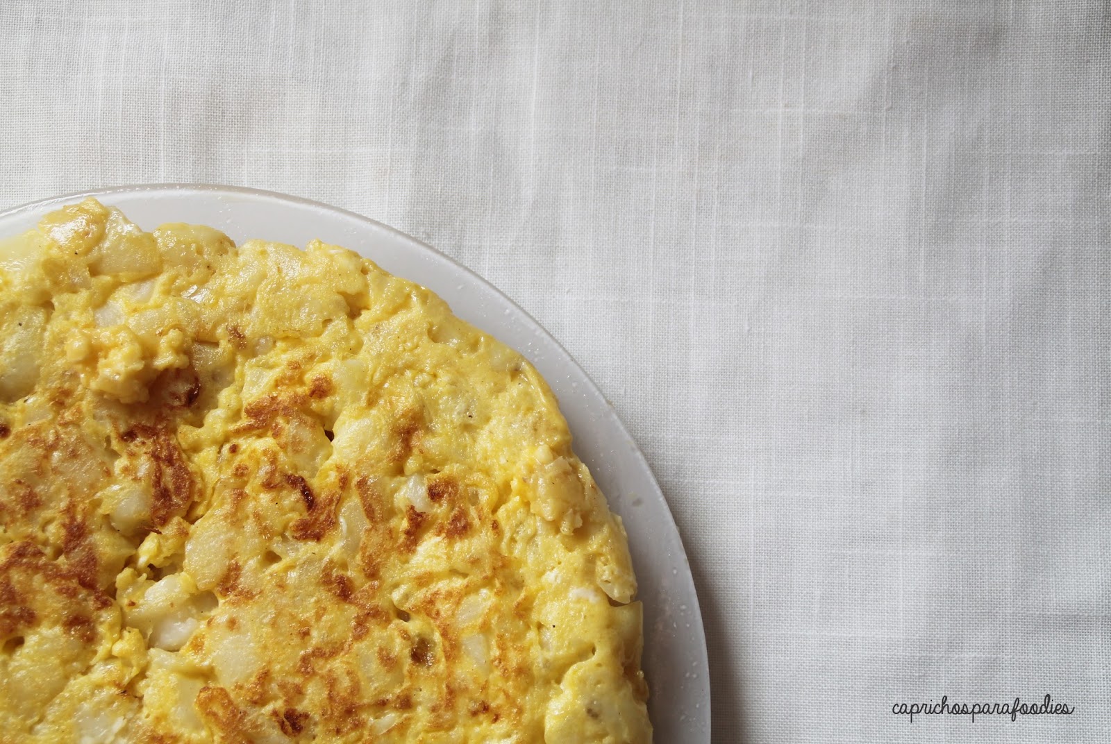 Caprichos para foodies Tortilla de patatas ¿Con o sin cebolla?