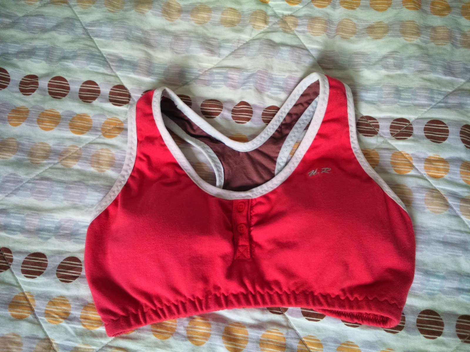 Sewing For Pleasure Self drafted Racerback Sports Bra