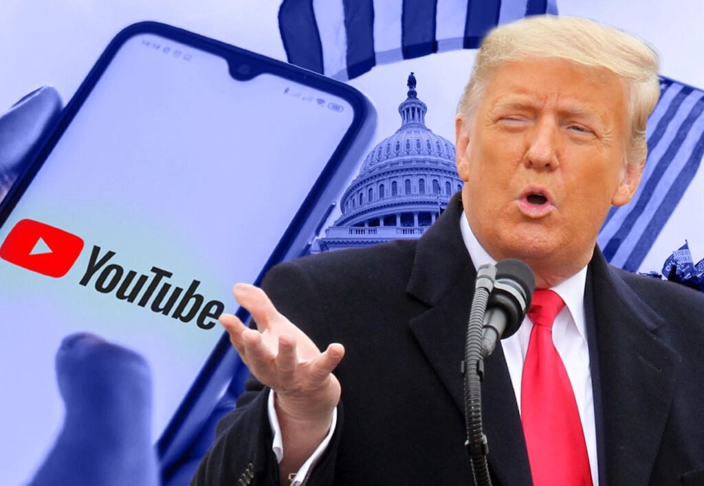 YouTube suspends Trump channel and removes the inciting video