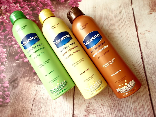 Vaseline Intensive Care balsamy w sprayu - nowa formuła